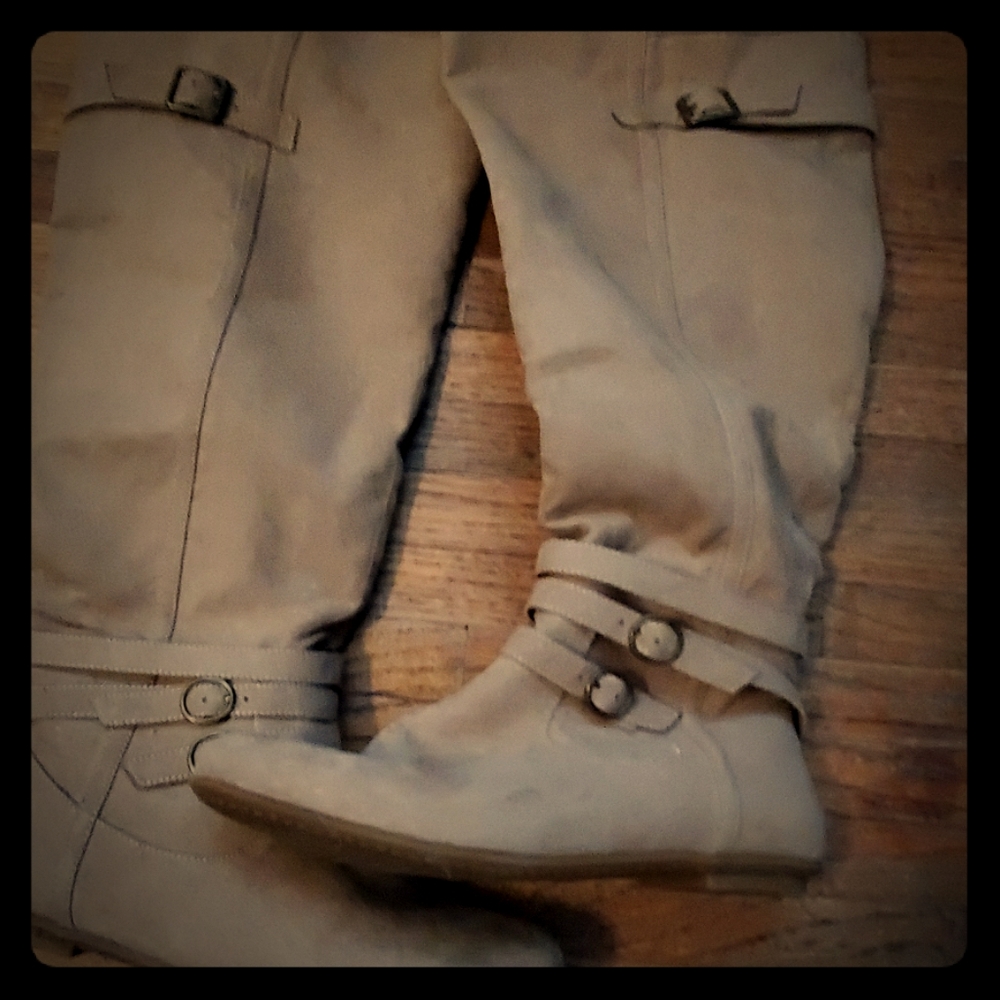 Tall Brown Suede boots